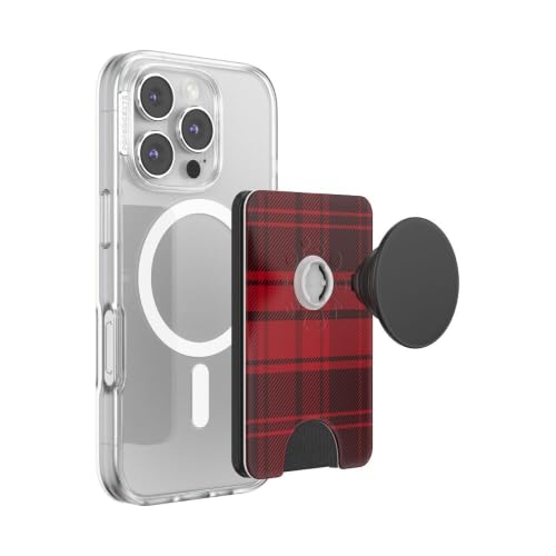 PopSockets Phone Wallet for MagSafe with Grip- Buffalo Check - color: Buffalo Check, style: MagSafe