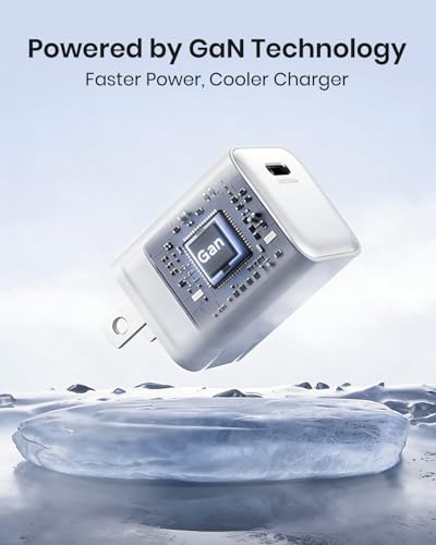 wegear 30W GaN USB C Wall Charger, Compact Charger Block with PD3.0 - color: White, size: 2 Pack+Cables