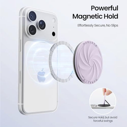 ORNARTO Vortuxe for MagSafe Phone Grip with Kickstand, Purple - color: Purple