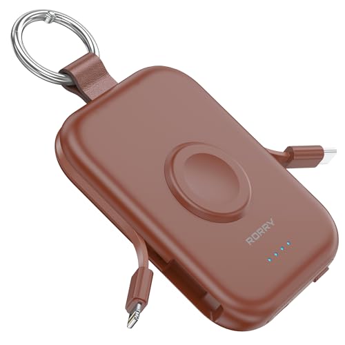 RORRY CharmGo Portable Charger, 5000mAh Portable Charger Power Bank - color: Cinnamon Clay