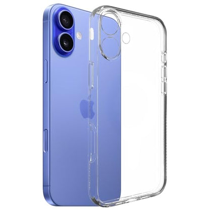 for Apple iPhone 7 8 SE X XR XS 11 12 13 Mini 14 15 16 Pro Max Plus Clear Gel Soft Case Cover Slim Transparent Clear Guard (for Apple iPhone 16 Plus) - size: For Apple iPhone 16 PLUS