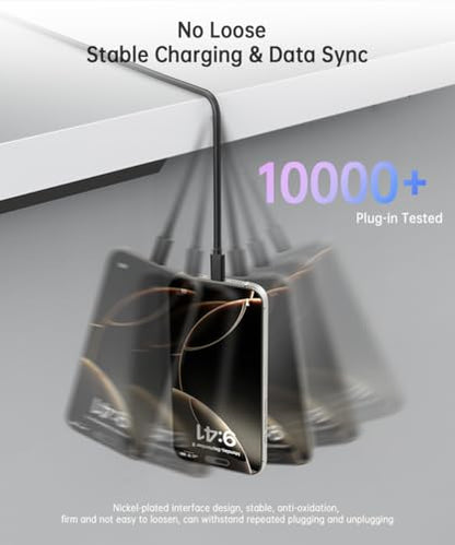 LDLrui USB C to USB A 3.1 Gen 2 Data Cable, 10ft, 1-Pack, Black - color: Black, size: 10FT