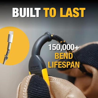DEWALT Heavy Duty 2-Pack USB C to Lightning Cable, Apple Mfi, 4ft - size: 4 feet, 2-Pack