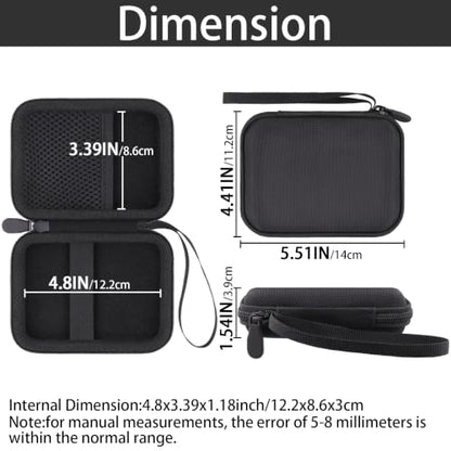 khanka Hard Protective Case for INIU 45W Fast Charging Charger,Black - color: black