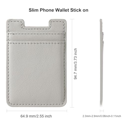 Fulgamo Phone Wallet Stick on,Card Holder for Phone Case,Phone Card Holder
