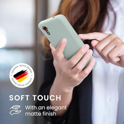 kwmobile Case Compatible with Samsung Galaxy Xcover7 Case - Soft Slim Protective TPU Silicone Cover - Cool Mint - color: Cool Mint