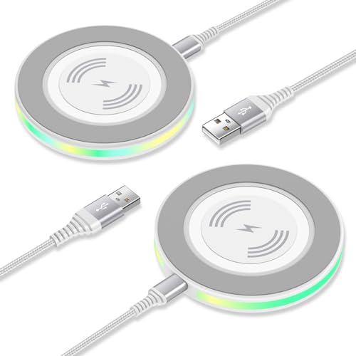 15W Pixel Wireless Charger Fast Charging Pad for Google Pixel 11 Pro XL 10a - color: White, style: 2-Pack
