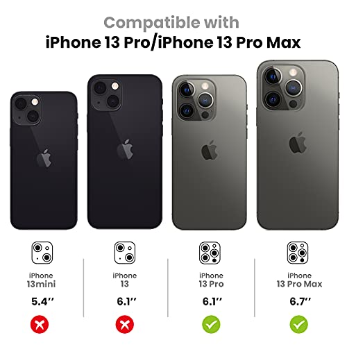 Tensea Camera Lens Protector Ring for iPhone 13 Pro - iPhone 13 Pro Max - color: Graphite