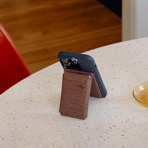 Peak Design Mobile Stand Wallet, Eclipse, Slim Profile, On-Demand Stand, Weatherproof Nylon Fabric, Connects to Mobile Cases, MagSafe Compatible, for iPhone, Samsung and Google Phones - color: Eclipse