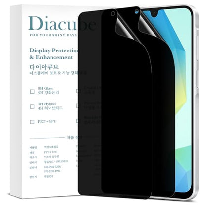 For Samsung Galaxy A16 27° Privacy Screen Protector [2-PACK] 6H Anti-Spy PET Film, Scratch Resistant, Easy Installation w/ Alignment Jig [!]Galaxy A series with optical fingerprint sensors do not support fingerprint unlocking with a privacy film on - size