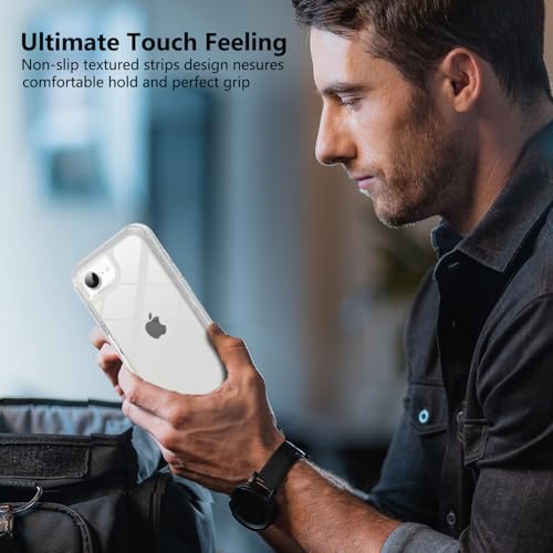 TUTUKII for iPhone 16e&17e Case Clear | Heavy Duty Shockproof, Anti-Drop, Anti-Yellow,Triple-Layer Transparent Protective Phone Cover, 6.1" - color: Clear, size: iPhone 16e & 17e 6.1"