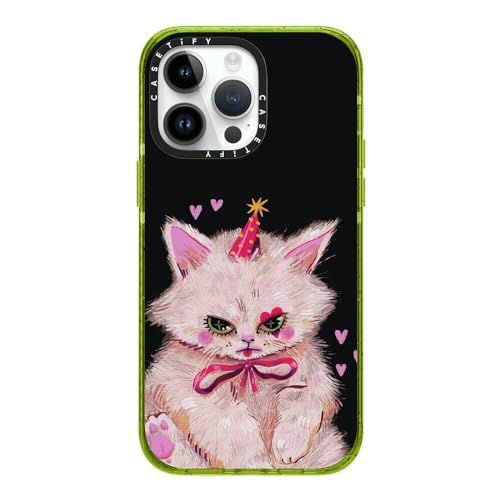 CASETiFY for iPhone 14 Pro Max Case - Impact | Slim Fit | 8.2 ft. 4x Military Grade Drop Protection | CLOWN KITTY | Kiwi - color: CLOWN KITTY
