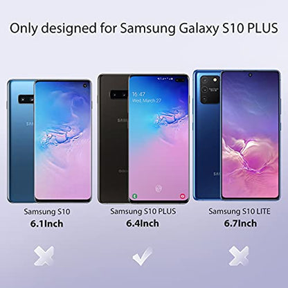 L K [3 Pack] Screen Protector for Samsung Galaxy S10 Plus, [Self Healing] [in-Display Fingerprint] HD Effect Flexible Film