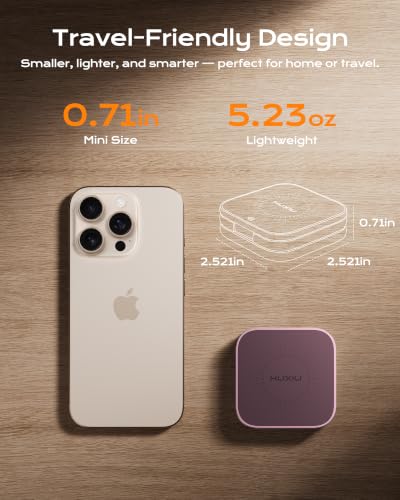 KU XIU Qi2.2 25W Magnetic Wireless Charger for iPhone 18 Pro Max, Foldable 3 in 1 Travel Charging Station for iPhone 18-12, 5W for Apple Watch & AirPods, Aluminum Alloy Design, 45W Adapter, Burgundy - color: Burgundy