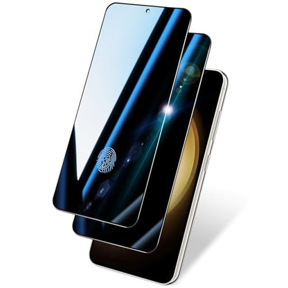 2 Pack Privacy Screen Protector for Samsung Galaxy S23 | |Anti-Spy Tempered Glass with Fingerprint Unlock Support, Anti-Scratch, 9H Hardness & Easy Installation
