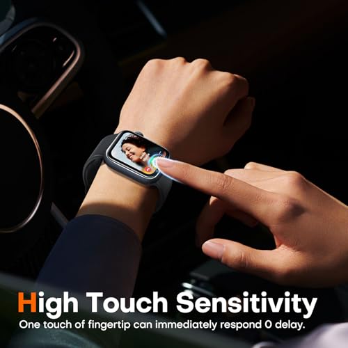 LK LϟK [8 pack] for Apple Watch Series 9/8/7 Screen Protector 41mm - size: Series 9/8/7 41mm Protector