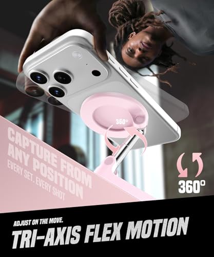 GolbinBox All Metal Dual Magnetic Gym Phone Holder for MagSafe, Pink - color: Pink
