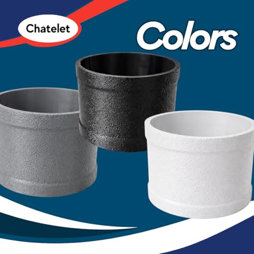 Chatelet Universal Cup Holder with Strap-On Design | Adjustable Drink Holder for Boats, Golf Carts, Pool Umbrellas, Strollers & More | Fits Cans, Bottles & Tumblers | Made in USA (Black, Cup) - color: Black, Cup