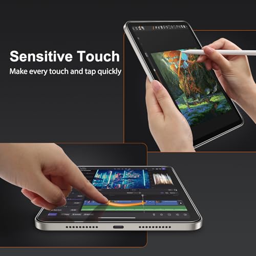 SPARIN Screen Protector for iPad Mini 7/6 (7th/6th Generation), 8.3 Inch | 2 Pack, Auto Alignment, Easy Installation Tray, Tempered Glass, Case Friendly - size: iPad Mini 8.3" 2024/2021