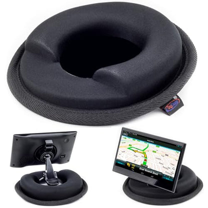 DigiCharge Dashboard Beanbag Suction Holder Base with 89mm Disk for Large 7'' 8'' 10'' GPS Sat Nav Mounts - size: 89mm Disc Diameter