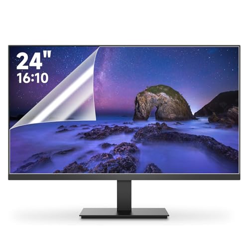 2 Pack 24 Inch 16:10 Display Anti Glare Computer Screen Cover, Eye Protection Matte Anti Scratch Anti Glare Film for 24'' Computer Widescreen Monitor - size: 24 Inch (Diagonal) - 16:10 Aspect Ratio