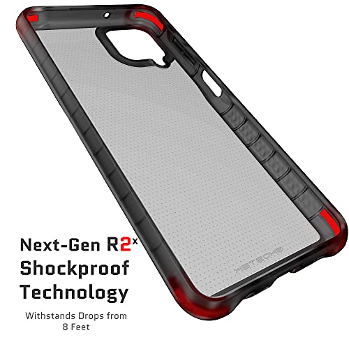 Ghostek COVERT Samsung A12 Case with Clear Slim Fit Design and Anti-Slip Grip Bumper Premium Shockproof Protection Thin Protective Phone Covers Designed for 2021 Samsung Galaxy A 12 (6.5 Inch) (Smoke) - color: Smoke, size: Galaxy A12