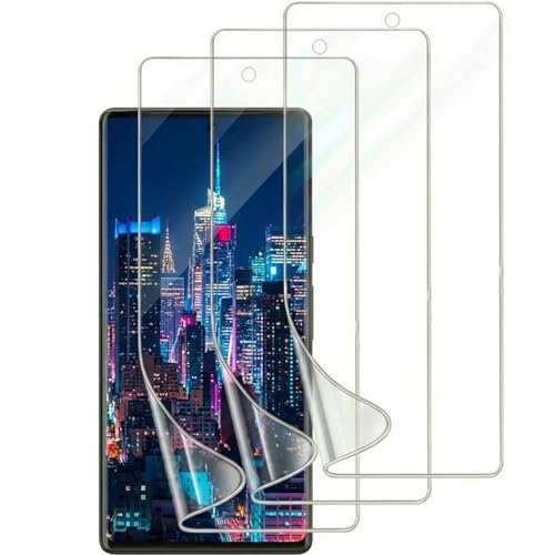 3 Pack for Google Pixel 8a Screen Protector [Not Glass], Anti-Scratch, Compatible Fingerprint, Full Adhesive Flexible Film for Google Pixel 8a - size: for Google Pixel 8a