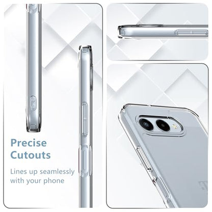 Anoowkoa 2 Pack Designed for T-Mobile REVVL 8/T Phone 3 Case.Anti Yellowing Clear Phone Case & 2 Pack Tempered Glass Screen Protector.9H Hardness.Shockproof,Stylish.Transparent - color: -Mobile REVVL 8/T Phone 3 Pro 5G