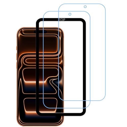 Anti Blue Light Screen Protector For iPhone 17 Pro Tempered Glass Film 2-Pack with Easy Alignment Tool