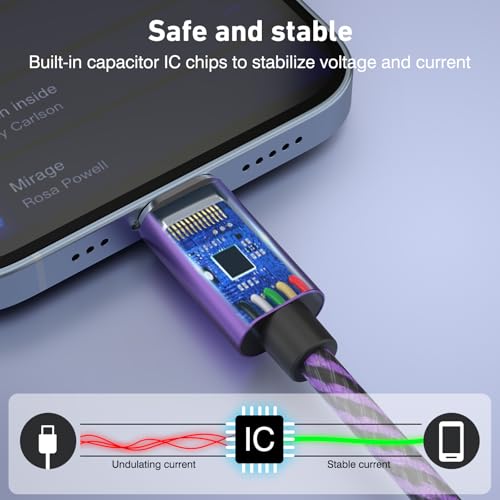 Aeibxiy iPhone Charger 10FT 5 Pack,[Apple MFi Certified] Lightning Cable Nylon Braided Fast Charging Compatible iPhone 14 13 12 11 Pro Max XS XR X 8 iPad