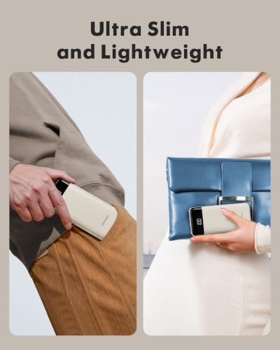 charmast 10000mAh Power Bank Portable Charger with 4 Built-in Cables - color: Qianka