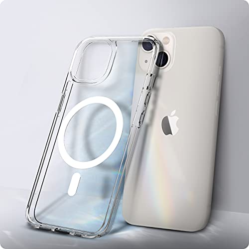 Spigen for iPhone 13 Mini Case, Ultra Hybrid MagFit [Anti-Yellowing] [Compatible with Magsafe] - Clear - color: Clear, size: iPhone 13 Mini