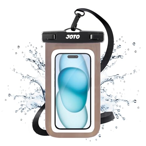 JOTO Up to 7" Universal Waterproof Phone Case for iPhone 17 Air 16 15 14 13 12 11 Plus Pro Max, IPX8 Cellphone Dry Bag XR X SE, Galaxy S23 S22 S21 S20+ S20 S10 Plus Note, Pixel -CrystalBlack - color: Crystalblack, size: 1 Pack