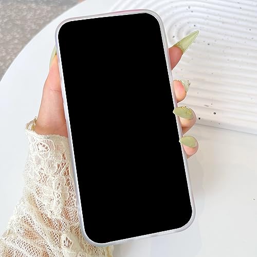 Qokey for iPhone 13/14 6.1" Case, Cute Garden Flowers Design for Girls Women, Matte Pattern Soft Shockproof TPU Anti-Scratch Phone Cover, Black Mixed Floral - color: Rattan