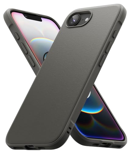Ringke Onyx for iPhone 17e Case and iPhone 16e Case [Feels Good in The Hand] Oil & Dirt Resistant, Individual Lens Covers for Cameras, Non-Slip Enhanced Grip Lightweight Cover - Gray - color: Gray, size: iPhone 17e / iPhone 16e