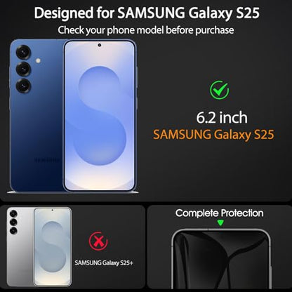 3 Pack Privacy Screen Protector for Samsung Galaxy S25 [Not Glass], Anti-Spy Full Adhesive Flexible TPU Film for Samsung Galaxy S25 5G 6.2", 3D Curve Fit, Anti-Scratch, Support Fingerprint Reader - size: Samsung Galaxy S25