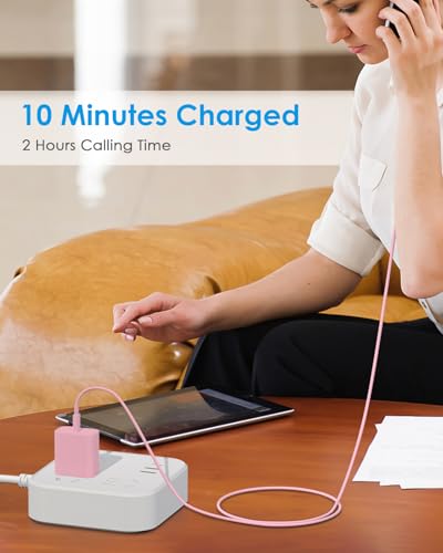 AISNI Fast Charger for iPhone 14 13 with 10 Ft iPhone Charger Cable - color: Light Pink, size: 10ft