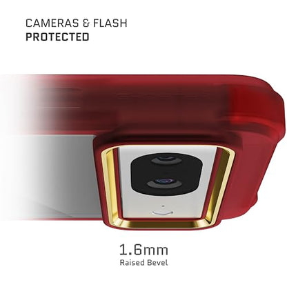 Ghostek Covert Clear Google Pixel 8 Case - Transparent Silicone Shockproof Cover, Compatible with Wireless Charging (6.2 Inch, Red) - color: Red [Limited Edition], size: Pixel 8