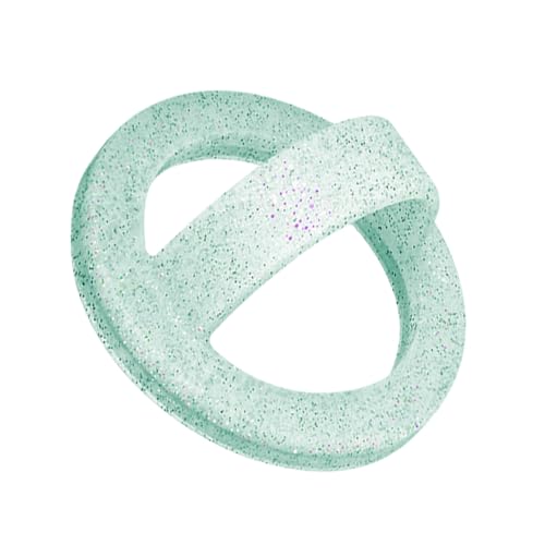 Magnetic Silicone Phone Grip Ring Holder Compatible with MagSafe Phone Case - color: Star Green
