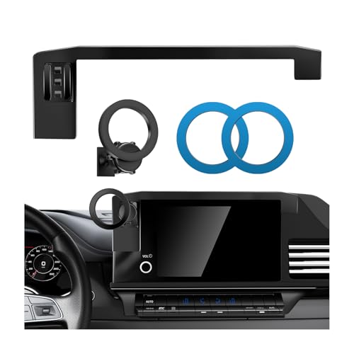 Magnetic Car Phone Holder for Toyota Camry Hybrid 2025-2026 Accessories (Fits LE, SE, Nightshade - 8 Inch Screen), Compatible MagSafe 360° Rotation Screen Mount, Does Not Affect Air Vent - size: for 2025 2026 Toyota Camry 8 inch touch screen