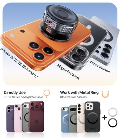 VICSEED for MagSafe Car Mount [Upgraded 98LBS Strongest Suction,Won't Break