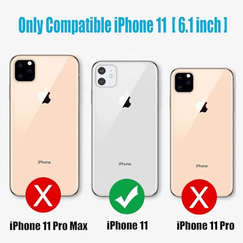 Battery Case for iPhone 11, Enhanced 10000mAh Portable Protective Smart Wireless Charging Case Support Carplay Compatible with iPhone 11 (6.1 inch) Rechargeable Extended Battery Charger Case (Black) - size: iPhone 11
