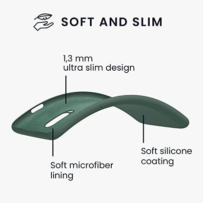 kwmobile Case Compatible with OnePlus 6T Case - Slim Protective TPU Silicone Phone Cover - Forest Green - color: forest green