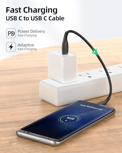 Short USB C to USB C Cable 0.5FT 3Pack,6inch 60W USB-C Fast Charging Cable - size: 0.5 FT (Style1)