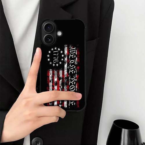 case for iPhone 17,Compatible with Magsafe,All-Round Protection Shockproof Anti-Scratches TPU Case Cover-Classic American Flag 1776 We The People - color: Classic American Flag 1776 we the people, size: IPhone 17