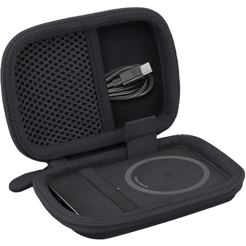 khanka Case for Anker Nano Power Bank Ultra-Slim 5000Mah & Maggo 10K,Black - color: Black