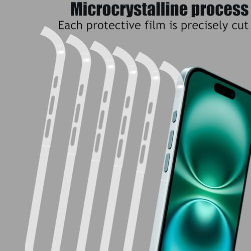 2 Pack Transparent Side Hydrogel Film For iPhone 16 Pro Max Frame Sticker Border Anti-scratch Bubble Free Protective Films