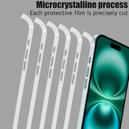 2 Pack Transparent Side Hydrogel Film For iPhone 16 Pro Max Frame Sticker Border Anti-scratch Bubble Free Protective Films