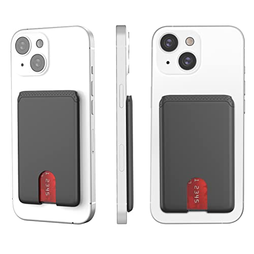 SHANSHUI Phone Wallet Stick on, 3 Pack Anti-Lost Design Silicone Phone Card Holder Business Card ID Card Phone Pocket Compatible for iPhone, Android and More - Black - color: Black x 3 PCS
