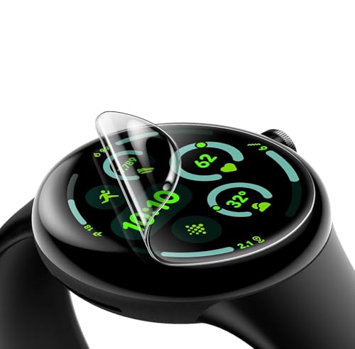 6 Pack TPU Film for Google Pixel Watch 4/3 (45mm) Screen Protector